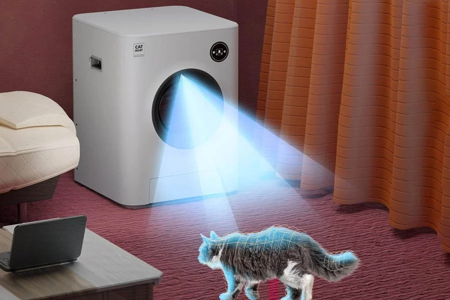 electronic kitty litter box