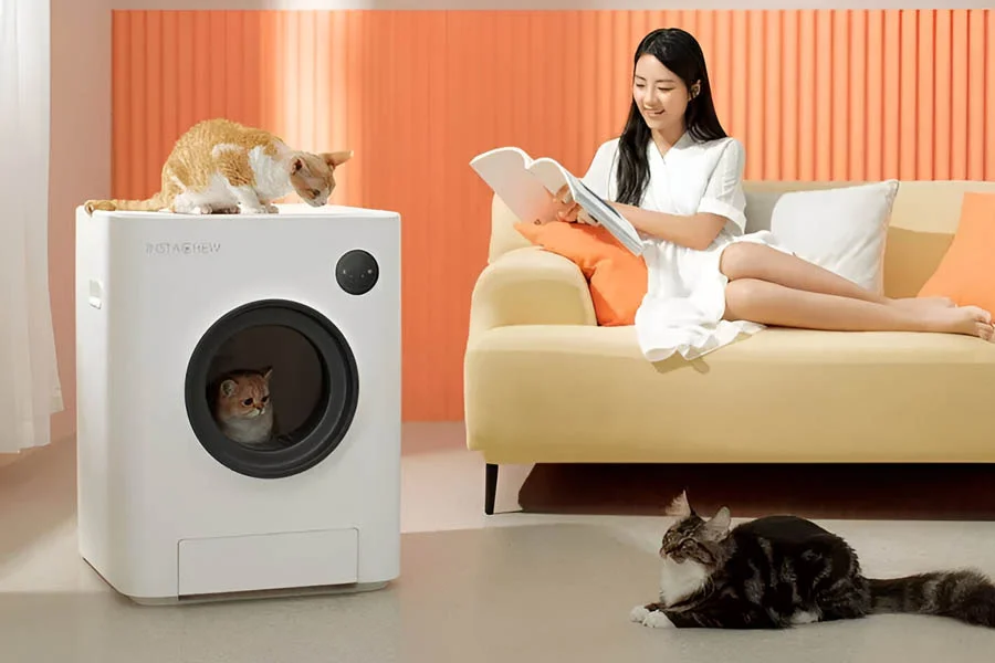 electronic kitty litter box