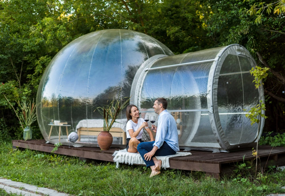 plastic bubble tent