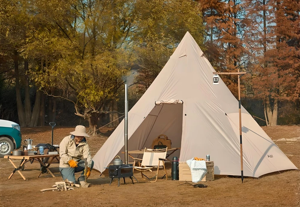 where to use a pyramid tent