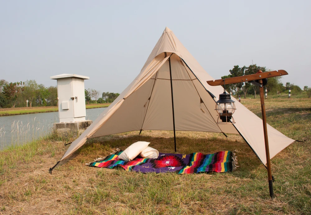 pyramid shaped tent