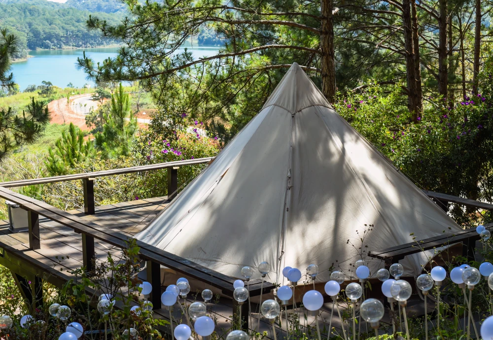 where to use a pyramid tent