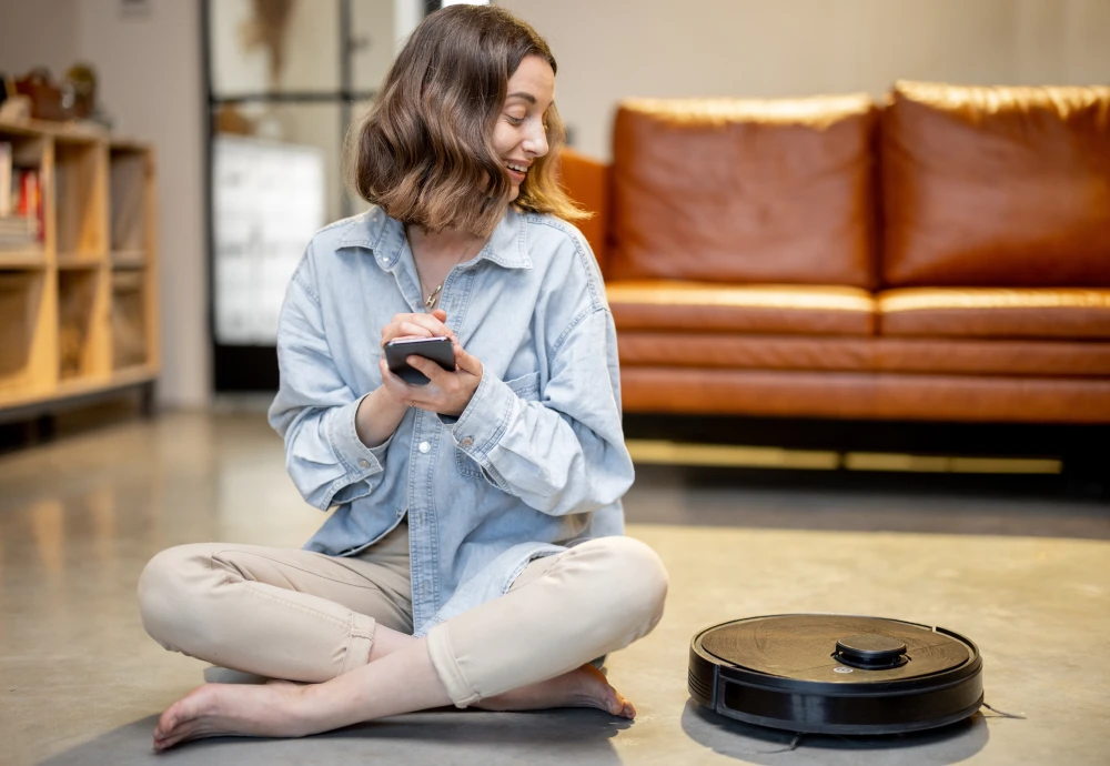 self cleaning mop and vacuum robot